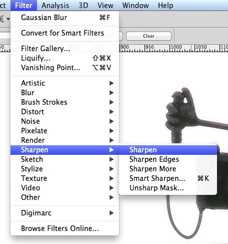 Sharpen filter